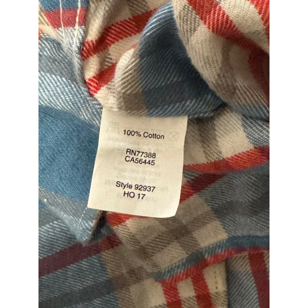 J Crew Flannel Shirts 2 shirt bundle men's size medium Red Plaid‎ is Slim Fit